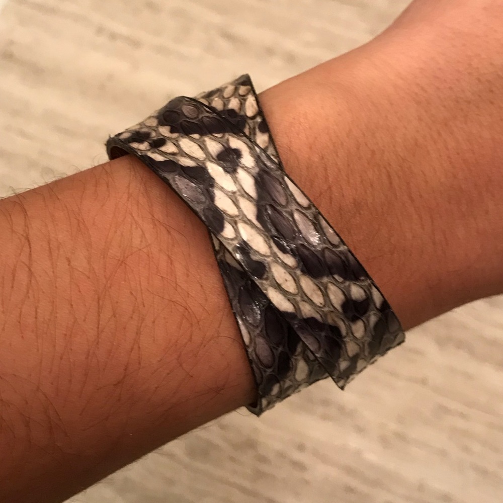 Leighelena Python Double Jigsaw Bracelet - image 4